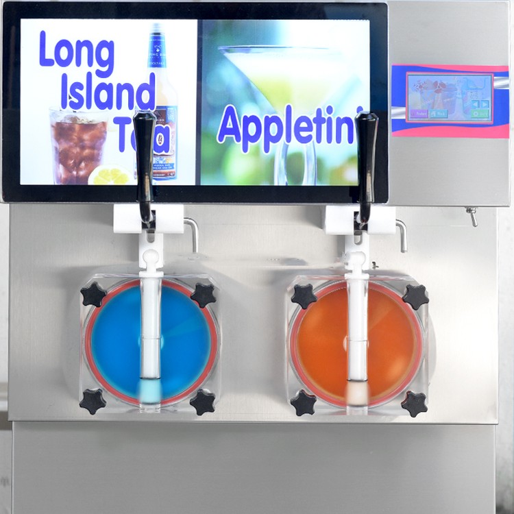 2 Bowls ETL CE Slushie Freezer/Premium Frozen Cocktail Machine/Beer ...