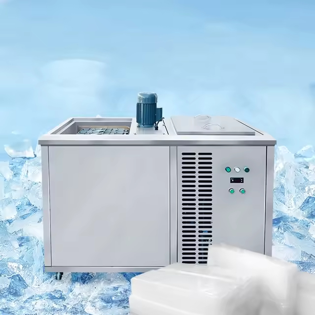 1T Industrial Ice Block Machine 380v 1000kg/24H Block Ice Maker 10Machine