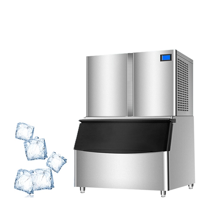 1000KG Large Daily Output Automatic Ice Cube Making Machine Cube Ice Machine for Restaurant Use
