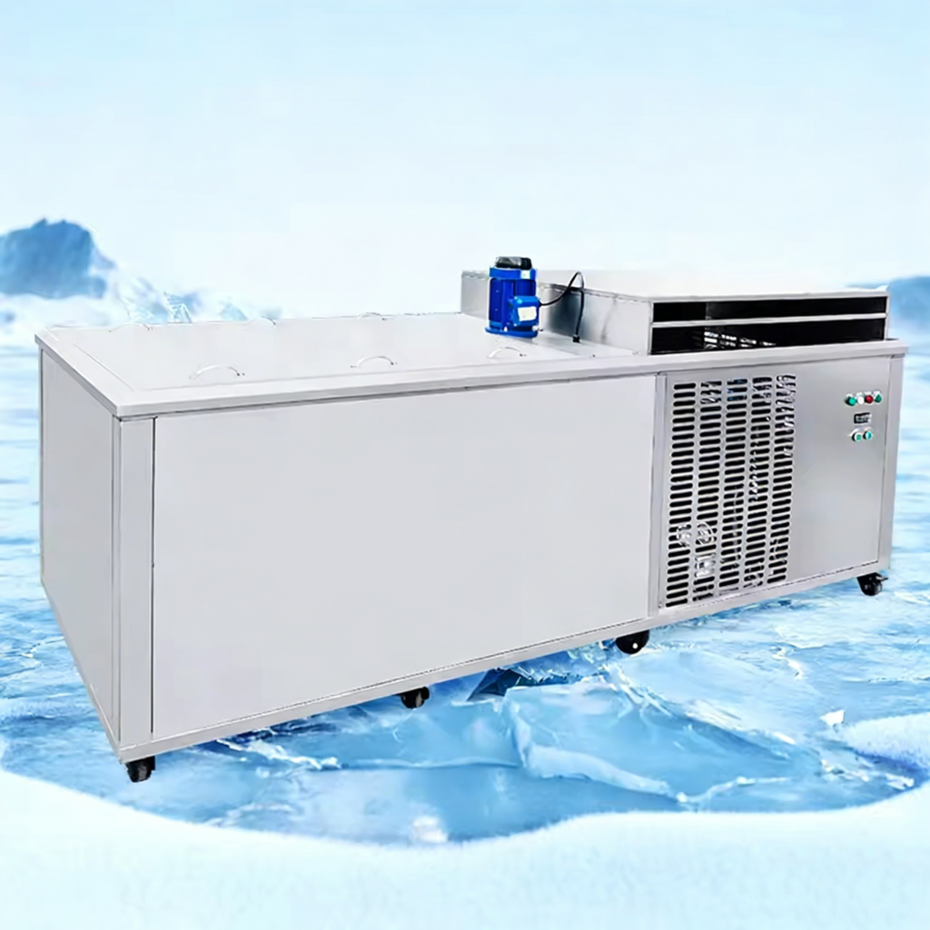 Large Capacity Automatic Ice Block Machine 2000kg Capacity Block Ice Machine with 35pcs 10KG Ice Block