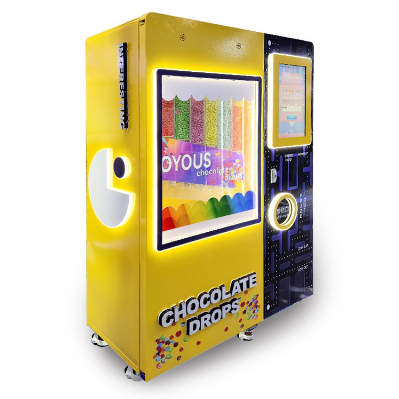 Smart Chocolate Bean Vending Machine Easy Payment Hygienic Storage for Shopping Malls