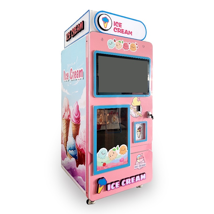 Commercial Automatic Ice Cream Vending Machine for Shopping Malls