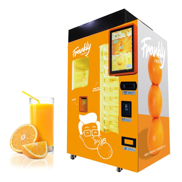 Fresh Orange Juice Vending Machine with Compressor Cooling System SDK Enabled Cloud-Based Management for Commercial Use