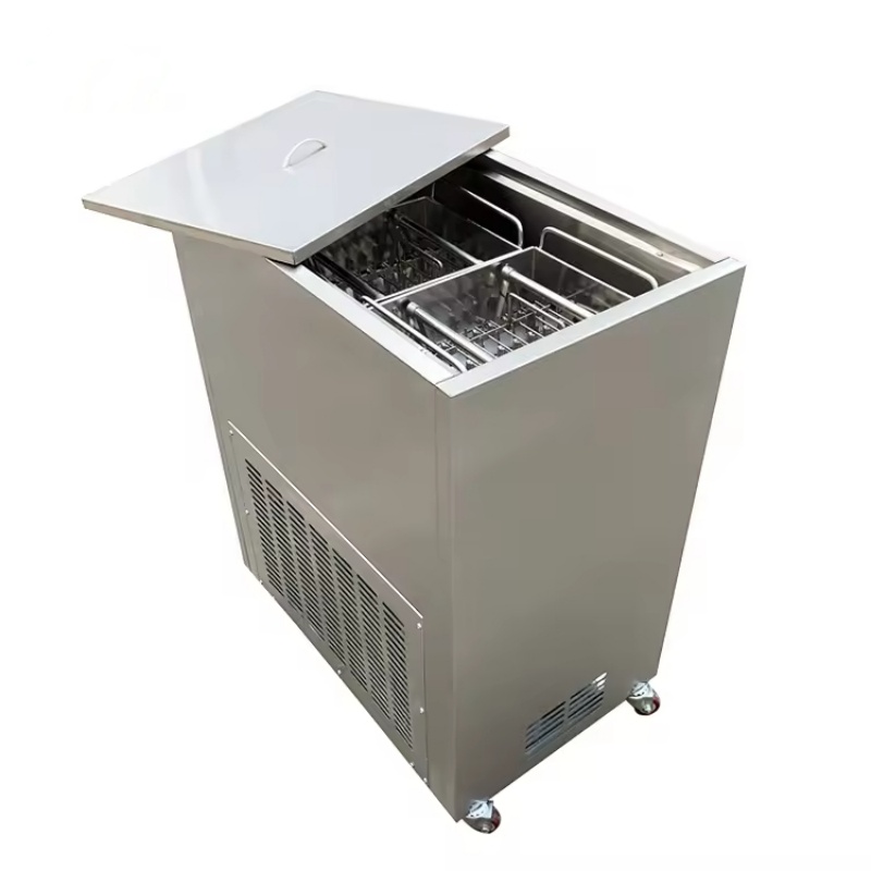 Good Quality Commercial 2-Mold Ice Popsicle Machine Ice Lolly Pop Making Machine with Inner Motor