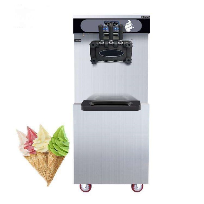 Hot Sale Factory Price 25FB Ice Cream Making Machine Automatic Yogurt-Based Soft Ice Cream Machine with 3 Flavors New Condition