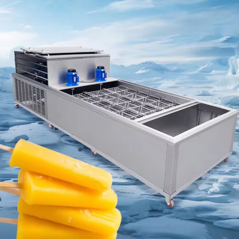 Factory Direct Sale Stainless Steel Ice Popsicle Machine Lolly Making Machine 18-Mold High Productivity for Milk Fruit