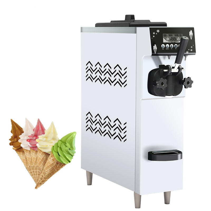 S12 Automatic Commercial Ice Cream Making Machine 220V/110V 1 Flavor Mini Ice Cream Maker New Condition
