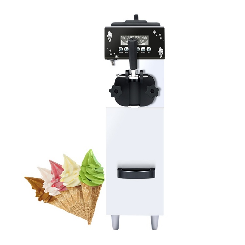 S12 Automatic Commercial Ice Cream Making Machine 220V/110V 1 Flavor Mini Ice Cream Maker New Condition