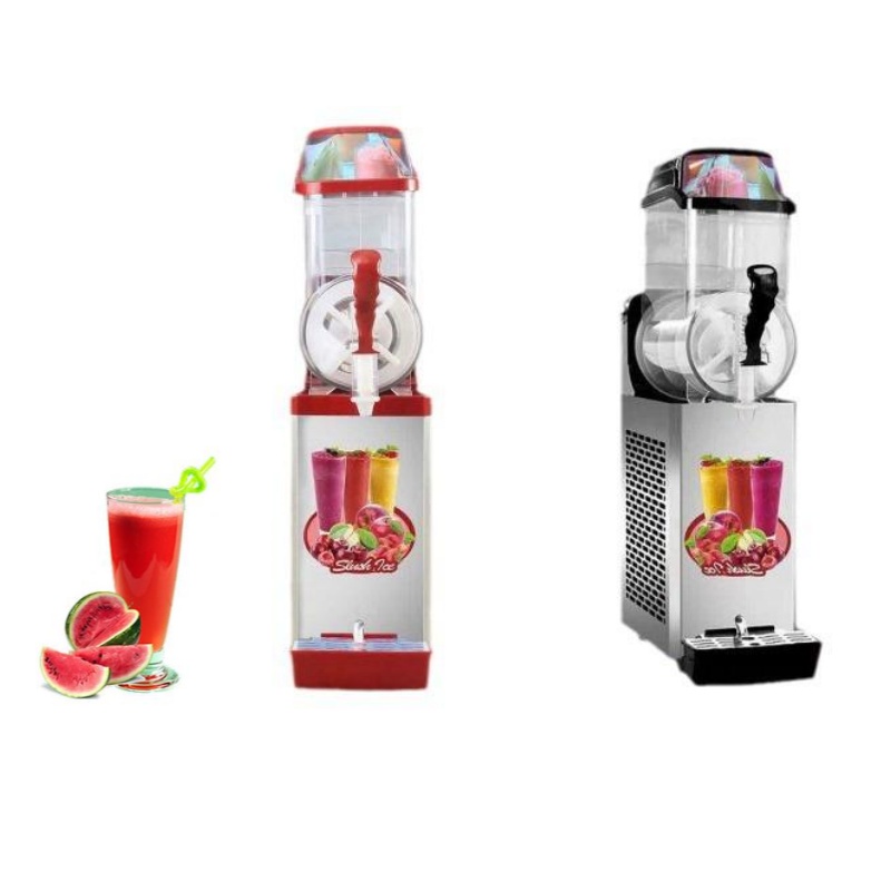Commercial Single Tank Slush Machine 12L Tank Ice Smoothie Making Machine for Sale